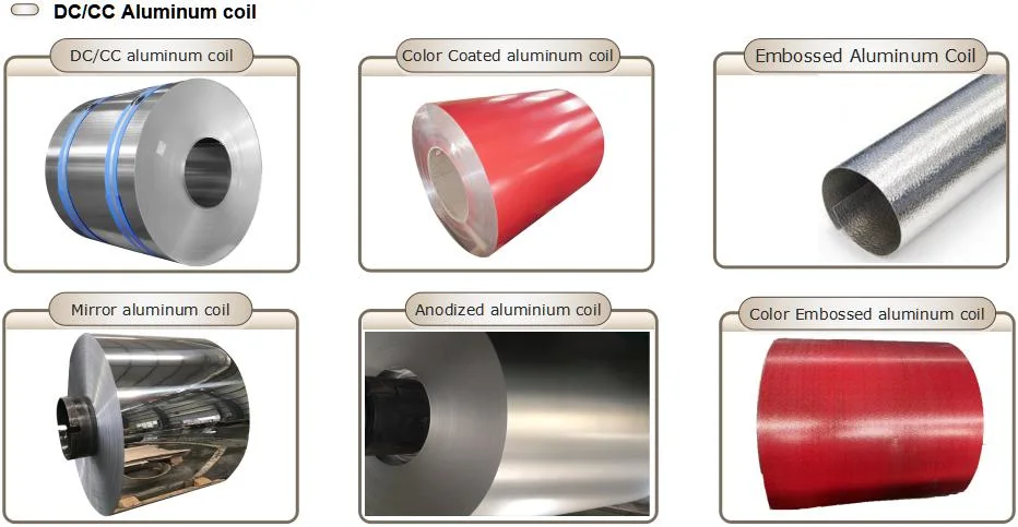 China Factory Color Coated Aluminum Coil Gutter Coil Mill Finish Aluminum Sheet Coil Aluminum