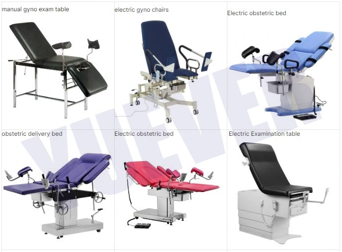 Hospital Furtuniture Electric Gynecological Examination Table Obstetric Medical Gynecology Table