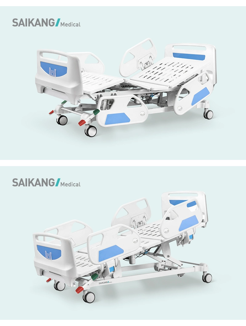 B6e Saikang Professional Patient Medical ICU Bed Used 3 Function Adjustable Electric Hospital Bed Manufacturers