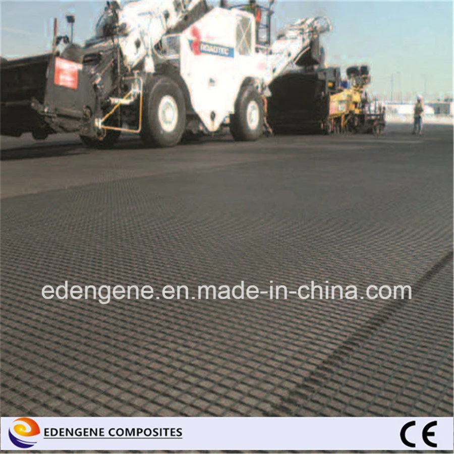 Ce Approval Polyester Geogrid Composite Coated Bitumen for Highway Reinforcement China