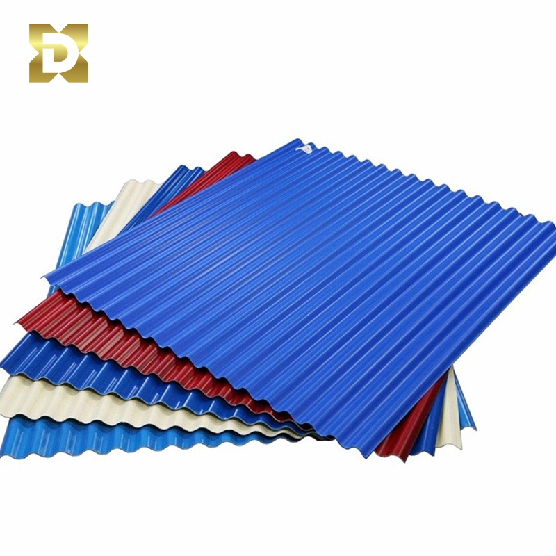 Building Material Dx51d Dx52D Dx53D Zinc Metal Color Coating PPGI Galvanized Corrugated Roofing Steel Sheet