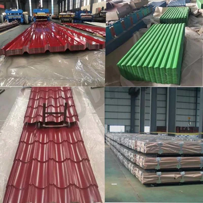 China Factory Directly Hot Selling Wholesale PPGI Galvanized Corrugated Metal Roofing Sheet