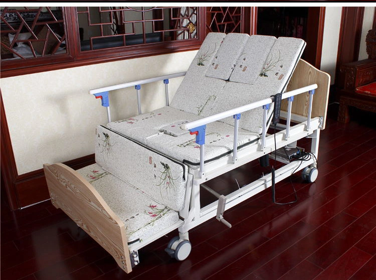 Manufacturer Directly Supply 3 Cranks Manual Patient Medical Bed for Hospital