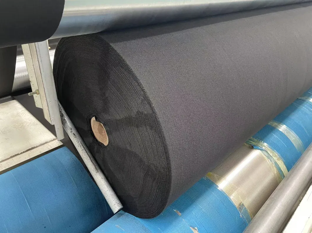 Black/White Color Polyester/Polypropylene Filament Spunbonded/Staple Fiber Needle Punched Nonwoven Geotextile for Filtration, Isolation, Reinformcement