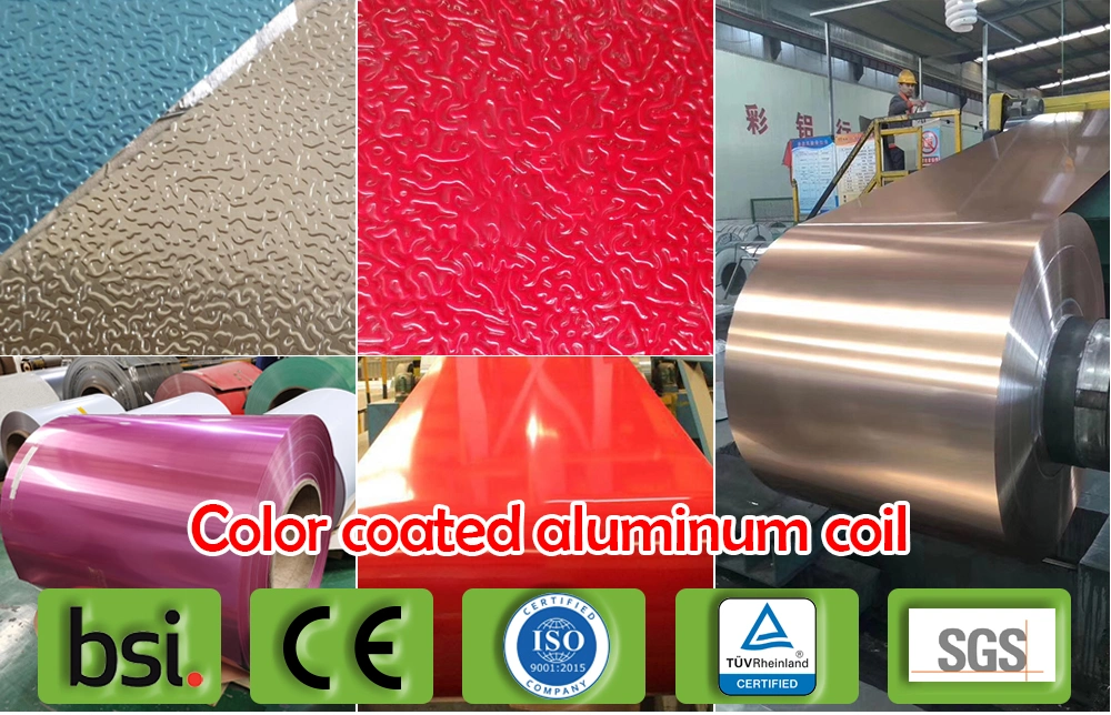 China 3105 H46 Aluminium Coated Coil Color Prepainted Aluminum Coil for Construction