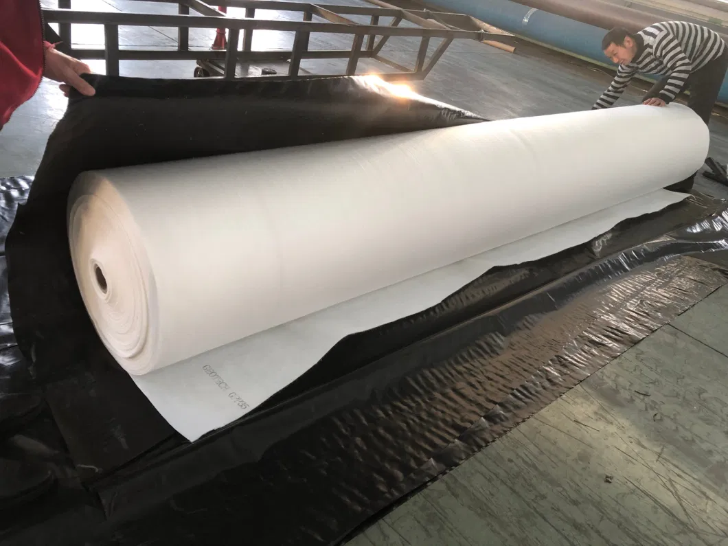 Needle Punched Polyester Polypropylene Nonwoven Geotextile Geotechnical Cloth
