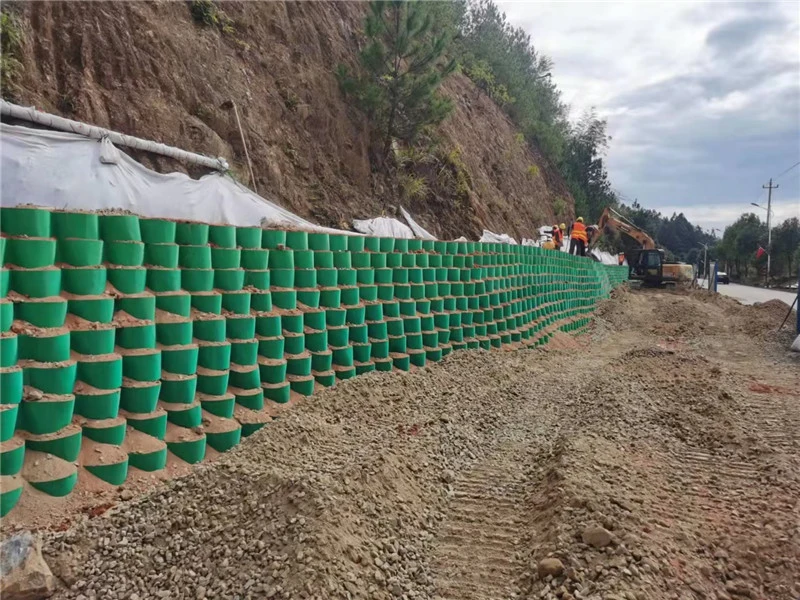 HDPE Geocell Erosion Control /Geocell Retaining Wall for Retaining Wall Road