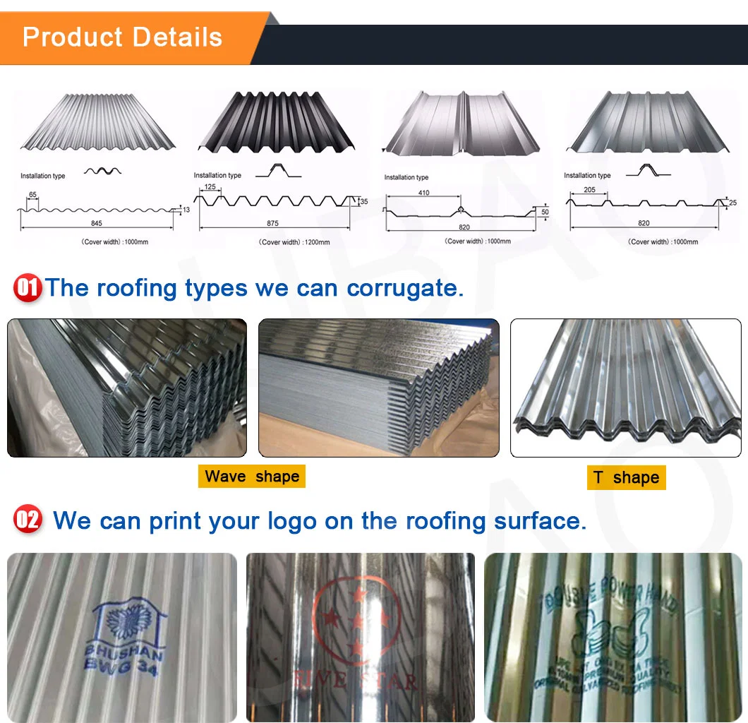 China Wholesale Galvanized Corrugated Metal Steel Sheet Zinc Corrugated Steel Roofing Sheet