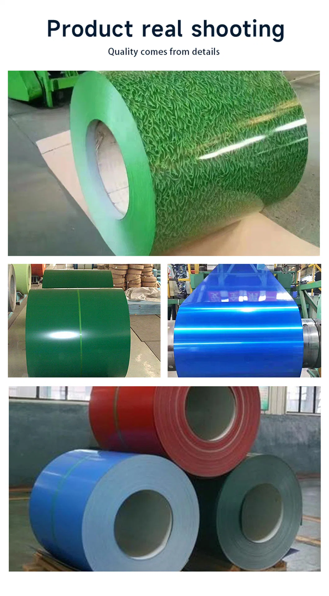 Gi PPGI PPGL Galvanized Steel Coil with Hot Dipped ASTM 0.35mm 0.45mm Zinc Ral Color Coated in Stock for Roof Sheet