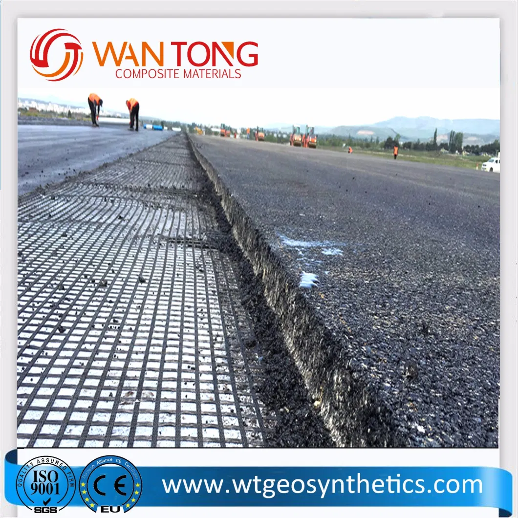 80kn/Factory Supply/Pavement Reinforcement Glass Georid for Soil Erosion Provente