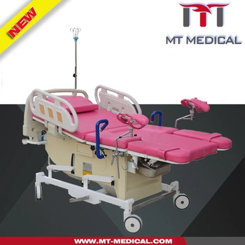 Mt Medical Factory Direct CE Approved Luxury Medical Manufacturers Medical Electric Birthing Table Gynecological Delivery Bed