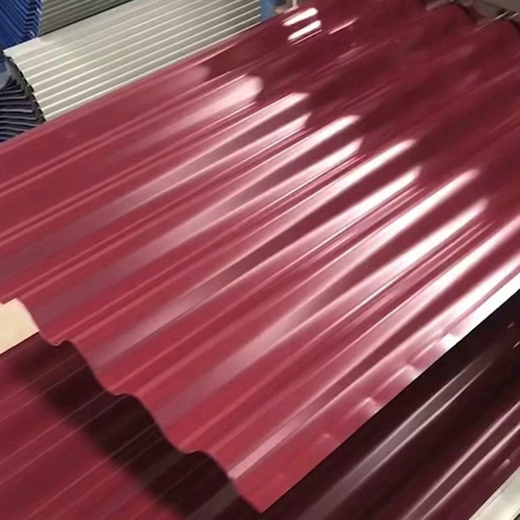 Factory Sale Colour Coated Prepainted Galvanized Steel Metal Roofing Sheet Corrugated Steel PPGI Roofing Sheet