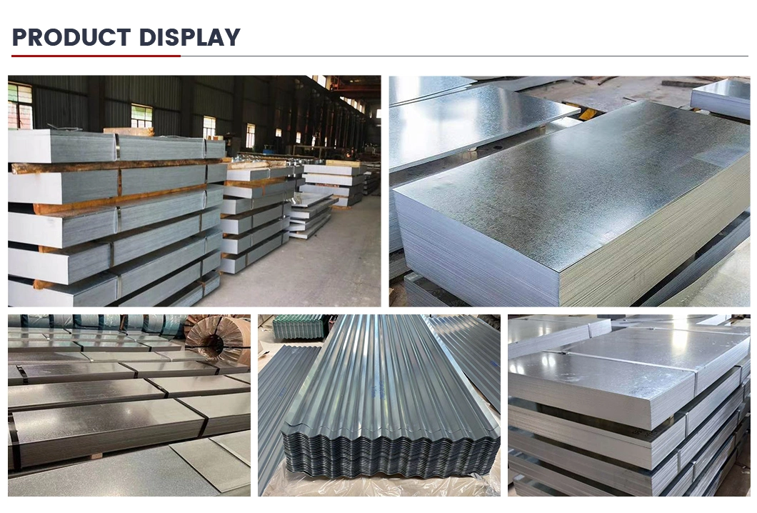 Wholesale Dx51d Dx52D Roofing Sheet/Roof Tile/Color Coated/Zinc Coated/ Gi Coated Plate/ Galvanzied Steel Sheet with Regular/Mini/Big Spangle