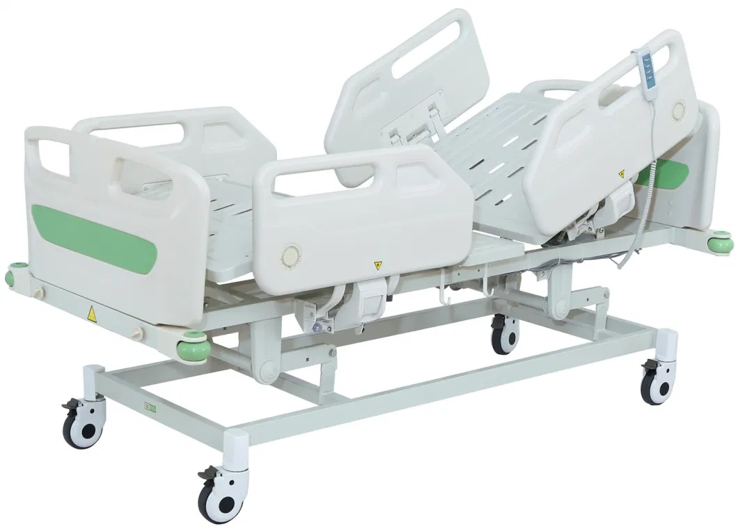Deluxe 3 Function Electric Hospital Bed with Silent Castors