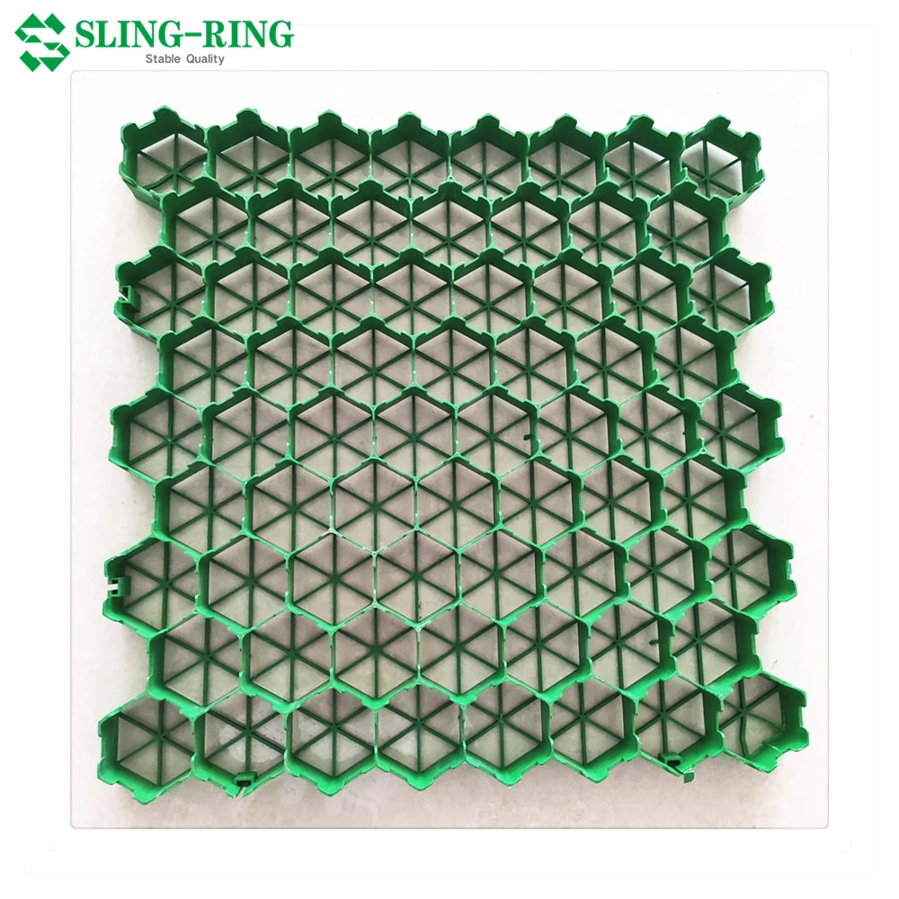 Cost Effective Eco-Friendly Pavements Plastic Grid Grass Paver for Slope Protection HDPE Geocell