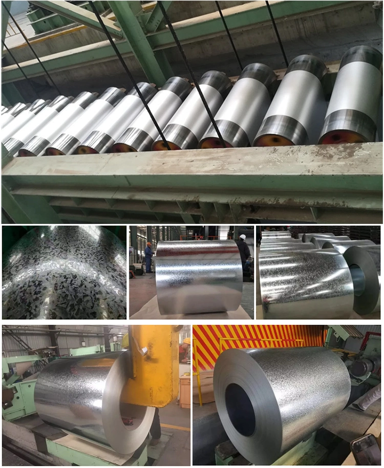 China Factory Hot Sell Dx51d Z275 Z350 Hot Dipped Galvalume Steel Coil Aluzinc Az150 Steel Galvanized Steel Coil