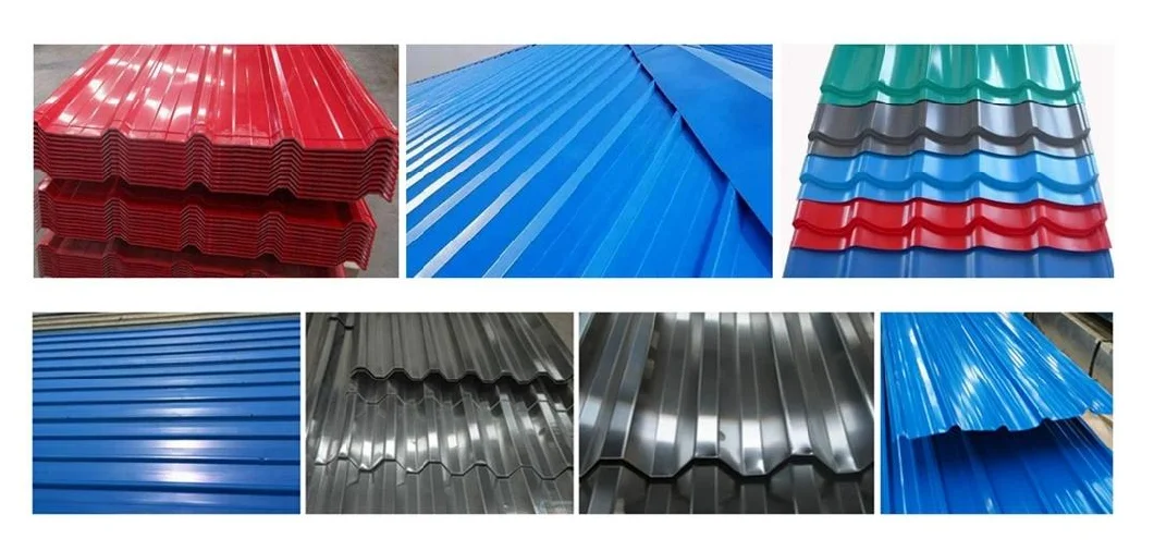 JIS BS Dx51d, Dx52D, Dx53D, Dx54D for Cutting Tools Measuring Tools 0.12-6mm Thickness Color Coat Galvanized Galvalumed Steel Metal Roofing Sheet