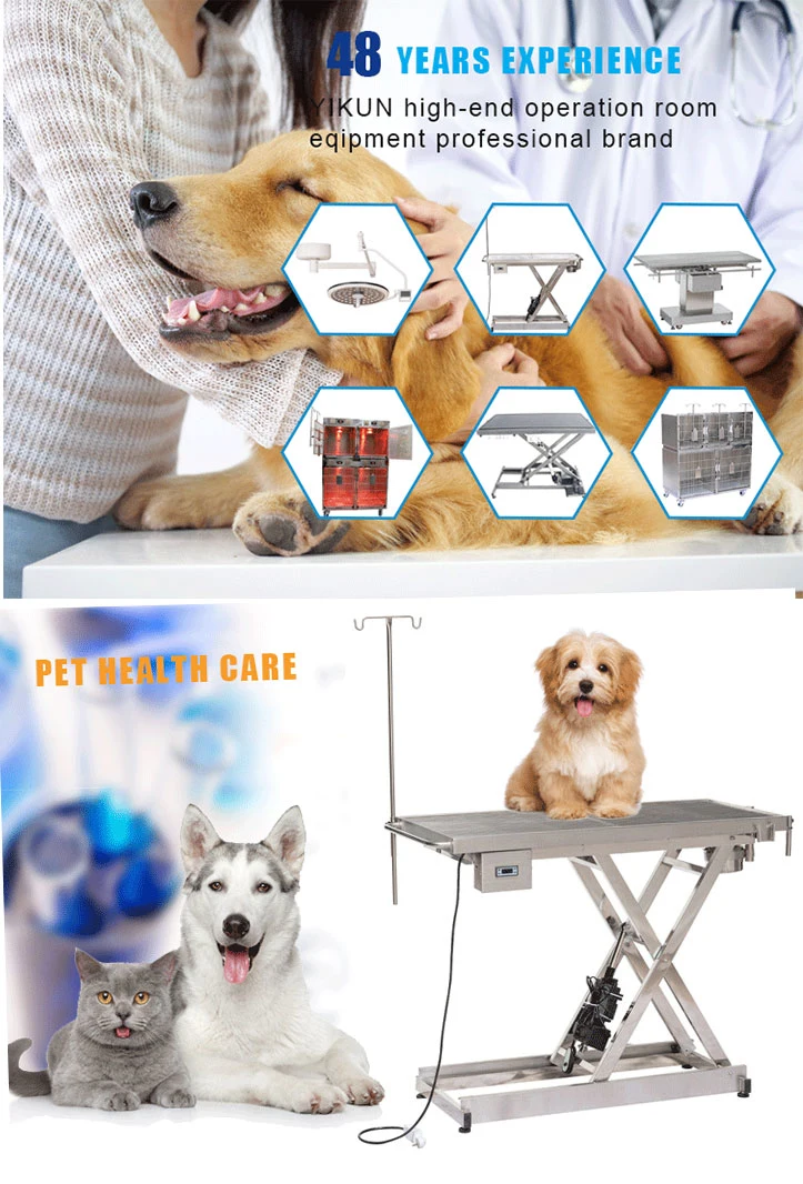 Factory Supply Luxury Electric Medical Table Veterinary Animal Operating Table