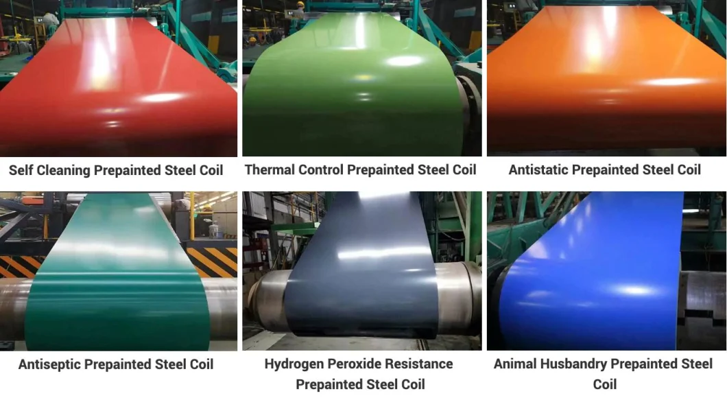 0.15mm Thickness Prepainted Galvanized Steel Coil PPGI Coil Manufacturer Color Prepainted Galvalume