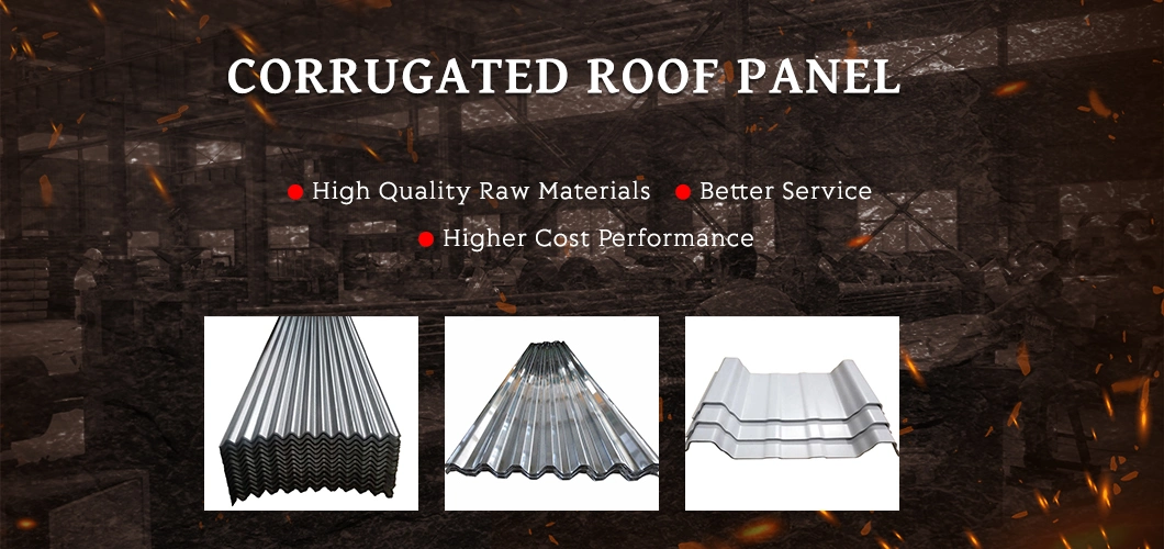 1mm/6mm Z150 Galvanised Gi Metal Pirce Galvanized Steel Corrugated Roofing Sheet