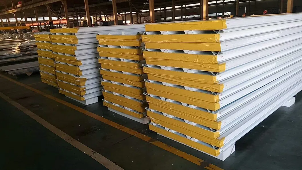 Insulation PU/EPS/Rock Wool/Mineral/Glass Wool/PU Sealing Steel Corrugated Roofing Sandwich Panels Prices for Construction Materials From Headstream Company