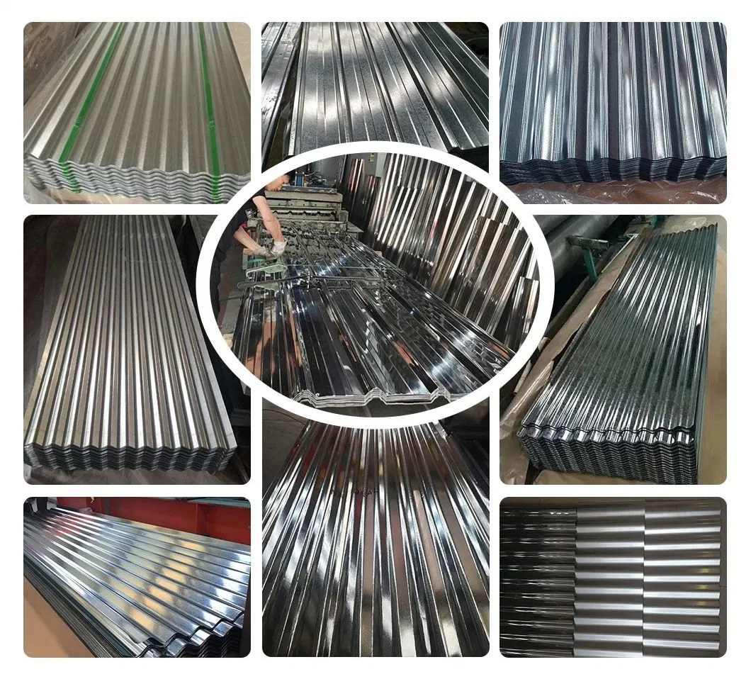 1mm/6mm Z150 Galvanised Gi Metal Pirce Galvanized Steel Corrugated Roofing Sheet