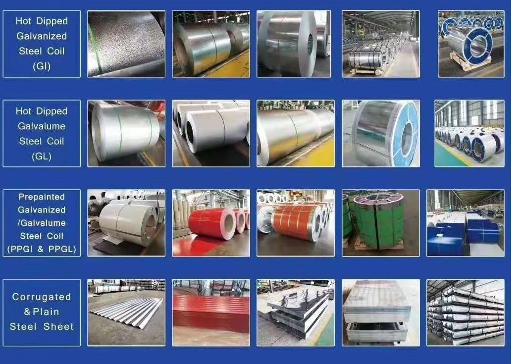 Fashion Prime Ms Plate CRC/Gi/Gl Zinc Coated Galvanized Steel Coil / Sheet for Prefab House Building with Factory Pricesh