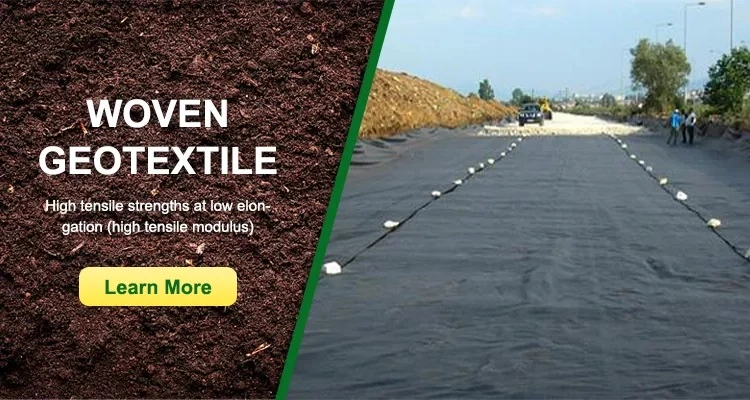 High Quality PP Woven Geotextile Erosion Control Silt Fence Fabric Geotextile