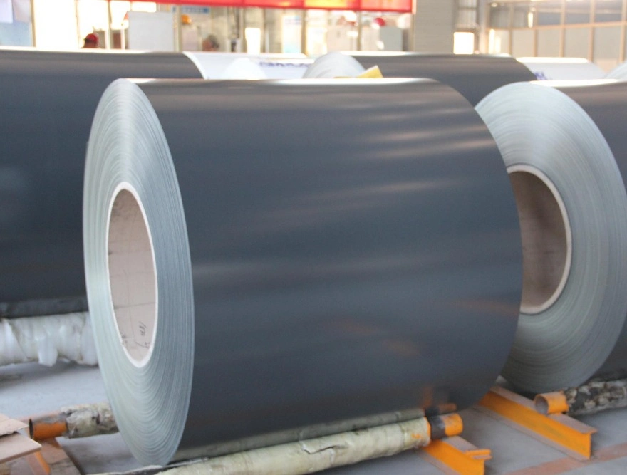 China Supplier Aluminium Alloy 1100/3003/3004/3005/3105/5005/5052 PVDF PE Color Coated Prepainted Aluminum Coil