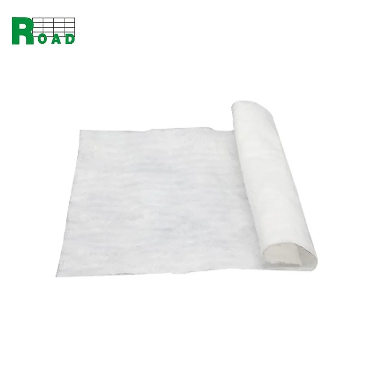 400G/M2 White Black High Strength PP Confinuous Filament Nonwoven Geotextile Use for Road Highway Railway Slope Tunnel Project