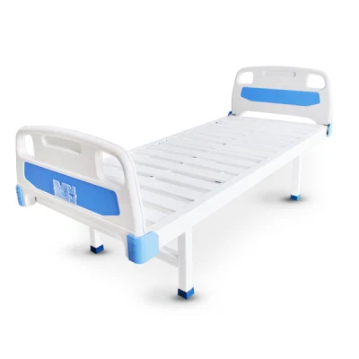 Manual básico de bajo coste simple Metal Hospital Medical Mobile cama para uso hospitalario
