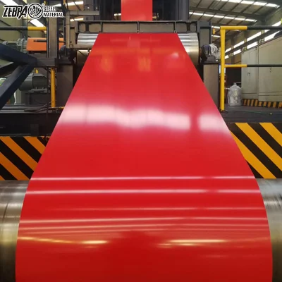 China proveedores Prepainted Galvalume PPGL PPGI bobina de acero galvanizado recubierto de zinc para la prefabricación