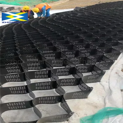 HDPE Geocell Ground Grid for Grass Mesh Estabilizador de grava HDPE Rejilla de grava