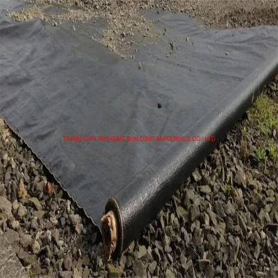 Tejidos de PP tejidos geotextiles tejidos utilizados en el uso de cubiertas geotécnicas como filtración, drenaje, separación de capas de suelo, refuerzo, estabilización