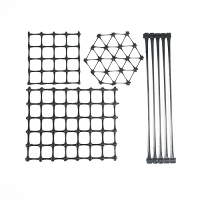 15-200kn buen precio Precio de la estabilización del suelo de geomalla Biaxial PP