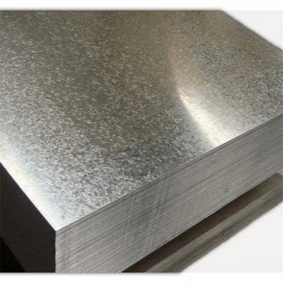 Placa de zinc hierro Roofing calibre Dx53D Z150 24 4X8 Metal Placas de acero galvanizado de 0,5mm 1mm 2 mm de espesor material frío Hoja enrollada