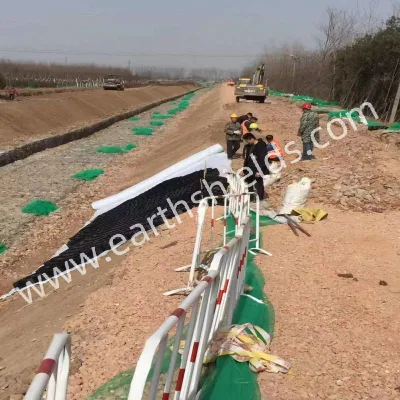 Resistencia UV negro de plástico de HDPE Precio Geocells Geocell grava Grid