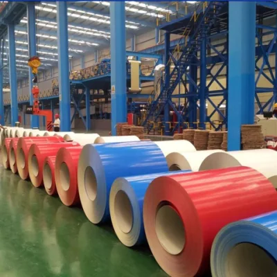 Acero recubierto de color ASTM al por mayor y bobina de acero galvanizado prepintada PPIGI