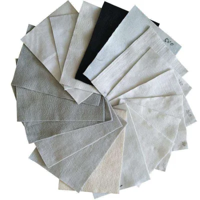 Blanco Negro Tamaño Personalizado Rollo Textil Geo 100GSM PP Pet Nonwoven tejidos geotextiles para protección de la pendiente se venden a nivel mundial