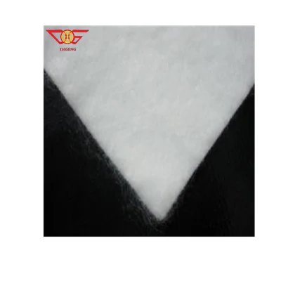 Blanco Negro Tamaño Personalizado Rollo Textil Geo 100GSM PP Pet Nonwoven tejidos geotextiles para protección de la pendiente de Venta caliente