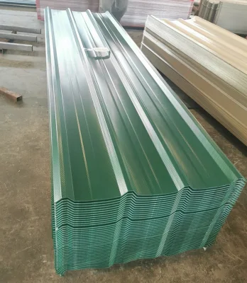 Venta en caliente placa recubierta de color Galvanized azotea SGCC/CGCC 900mm 1000mm ancho corrugado Roofing Sheet
