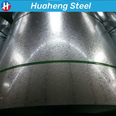 Material de construcción SGCC Sgch G550 DX51D Dx52D Dx52D Z20~Z275 Acero galvanizado galvanizado Bobina de acero para chapa de acero
