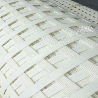 PP plástico HDPE de geomalla 100/20 Uniaxial Kn para proyecto de carretera en Tailandia