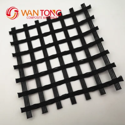 Material durable Premium portátil de plástico de proveedor de poliéster tejido de la urdimbre de geomalla