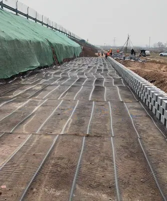 Ventas directas de fábrica de alta calidad Uniaxial PP/plástico Stretch Geogrid