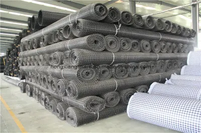 PP Biaxial de geomalla de plástico de malla para la retención del suelo