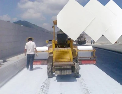 La aguja de mejor calidad de polipropileno de fibra corta Geotextile perforada.