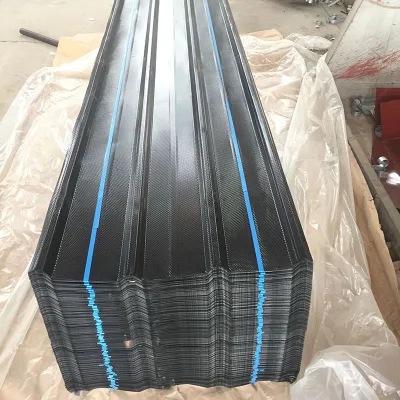 PPGI Color perfilada Acero Chapa de techo Trapezoidal Metal prepintado Cubierta