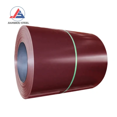 Suministro de fábrica de calidad de primera 0,12mm- 0,6mm RAL Acero recubierto de color Recubrimiento de bobina PPGL PPGI Gi GL de rollo de acero prepintado Tira de bobina de hoja