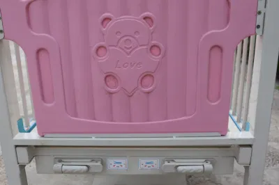Médico de acero inoxidable de 2 funciones de cuidado de niños de Pediatría Manual de Dispositivos Médicos en la cama la &nbsp;cama del paciente